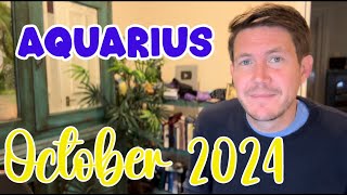 Aquarius October 2024 Horoscope [upl. by Bailey]