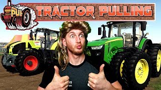 LS19 Tractor Pulling  Manni im John Deere vs Günni im Claas Axion  Trecker Treck Simulator [upl. by Aikaj320]