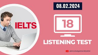 IELTS Computer Based Test  IELTS Listening Actual Test 2024  08022024 [upl. by Novhaj640]