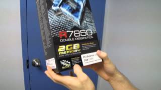 XFX Radeon HD 7850 Double D 2GB Gaming Video Card Unboxing amp First Look Linus Tech Tips [upl. by Eelyac]