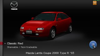 Gran Turismo PSP  Mazda Lantis Coupe 2000 Type R 93 [upl. by Vernier]