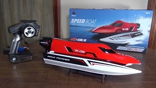 WLtoys  WL915 Speed Boat  Review and Run [upl. by Belda]