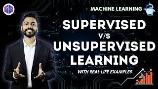 Supervised vs Unsupervised learning with real life example [upl. by Accber]