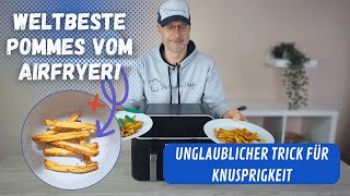 Unschlagbare Pommes im Airfryer nach Heston Blumenthal ✅ SchrittfürSchritt Anleitung [upl. by Thibaud]