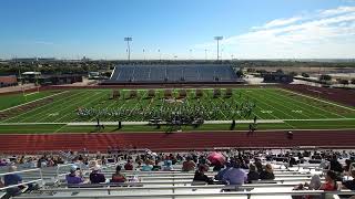 UIL marching band contest Chisholm trail high School ranger regiment desert Rose 10102023 [upl. by Benedicto]