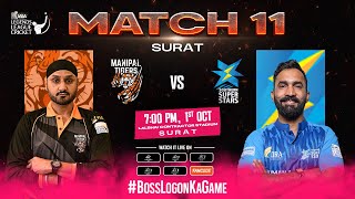 Live Match 11  Manipal Tigers VS Southern Super Stars  Legends League Cricket 2024 [upl. by Anallise319]