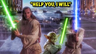 What If Yoda Fought Darth Maul WITH Qui Gon And Obi Wan On Naboo [upl. by Stelu]