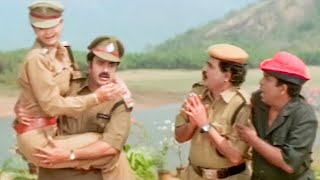 ఒక పోలీస్ అయి ఉండి ఇలా భయపడుతారా  Best Telugu Movie Intresting Scene  Volga Videos [upl. by Adnamas]