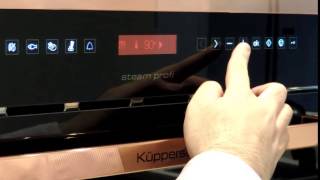 Kuppersbusch EDG65500 Steamer demonstration [upl. by Alyhs]