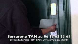 Tutoriel ouverture de porte claquée porte non verrouillée [upl. by Rednaskela]