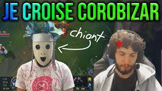 Je croise Corobizar sur LoL ÇA PART EN CLASH [upl. by Aihsilat]