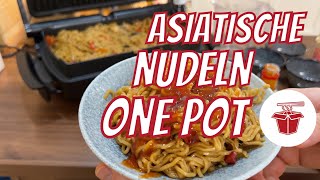 Asiatische Nudeln One Pot im OptiGrill in der Backschale [upl. by Ahsaercal755]