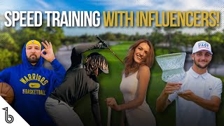 Golf Speed Session  Influencers Edition Snappy Gilmore BigDawsTV Dylan Block amp Mariah Swigart [upl. by Dhiren969]