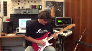 Poles Apart  Guitar Solo by Edoardo Scordo  Fractal Audio System Axe Fx II [upl. by Kemble192]