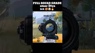 utaar Diya Gandi se 🤯 1v4 🥵😈💀 bgmi pubg ytshorts trending1v4 shortpubg video [upl. by Hephzipah]