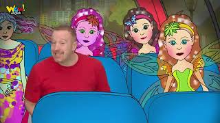 Wheels on the Bus Halloween Party Finger Family for Kids Wow English TV With Maggie And Steve kids [upl. by Lussier]