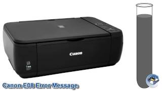 What is the Canon E08 Error Message [upl. by Zalucki331]