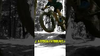 Rocking the fat bike on the MTB trails mtb shorts fatbike [upl. by Fifine]