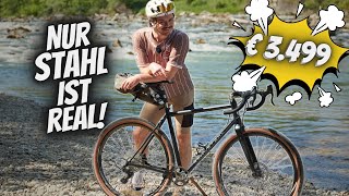 Stahlgravelbike von RENNSTAHL im Test  853 Gravel mit Top Ausstattung 💯 [upl. by Gipps]