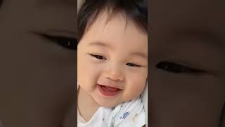 Dada baby love to play very cute reaction 🥰🥰🥰 [upl. by Aknahs]