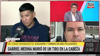 🚨 Habla el novio del peluquero asesinado quotMe dijeron por teléfono que le pegaron un tiroquot [upl. by Pierette]