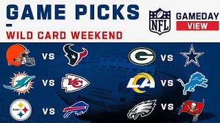 Super Wildcard Weekend NFL Game Picks [upl. by Hartley]