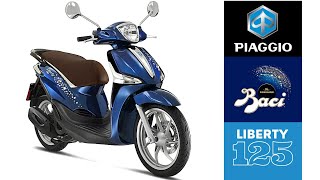 2022 Piaggio Liberty Baci Perugina 125 Special Edition Price Specs Features [upl. by Allenad]