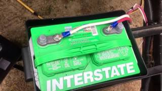 How The Hookup Or Connect A Battery To Your Camper or RV [upl. by Lilli]