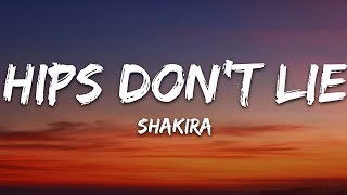 Shakira  Hips Dont Lie Lyrics ft Wyclef Jean [upl. by Anahc872]