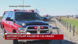 Motorcyclist killed in I24 crash [upl. by Stefano]