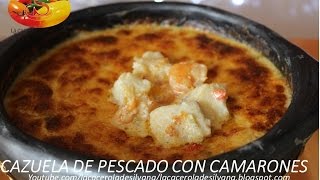 Receta de Cazuela de Pescado y CamaronesCómo hacer Cazuela de Mariscos Colombiana [upl. by Sinnal]