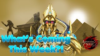 AQ3D News Whats Coming THIS Week AdventureQuest 3D [upl. by Ayahsal78]