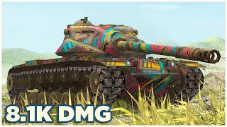 T54E1 • New Damage WORLD RECORD • WoT Blitz [upl. by Enelyahs]