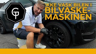 Slik blir dekksiden etter vask i bilvaskemaskinen [upl. by Yunfei566]