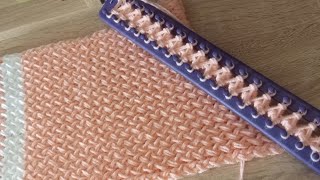 loom knitting videos [upl. by Atolrac105]