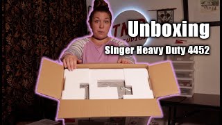 UNBOXING Sewing Machine  Singer Heavy Duty 4452 [upl. by Mufi]