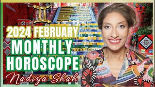 ♊️ Gemini February 2024 Astrology Horoscope by Nadiya Shah [upl. by Moia]