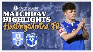 Matchday Highlights  Bishops Stortford FC vs Hastings United FC  Pitching In Isthmian Premier [upl. by Patrizius]