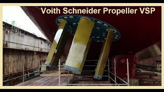 Voith Schneider Propeller tugs with Dynamic positioning DP [upl. by Cindelyn978]