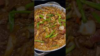 Mongolian Beef Recipe 👩‍🍳 dinnerideas cookingvideo [upl. by Nahgeam583]