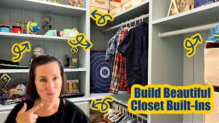 7 Best DIY Closet Design Ideas For Beautiful Built In Closets amp Better Closet Organization [upl. by Atiker43]