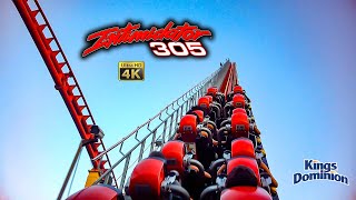 2023 Intimidator 305 Roller Coaster On Ride 4K POV Kings Dominion [upl. by Ruprecht567]