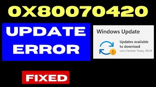 0x80070420 Windows update error code on Windows 11  10 Fixed [upl. by Asoramla]