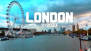 🇬🇧💂‍♂️🏰London 112023 4K🎥 [upl. by Jovitah298]