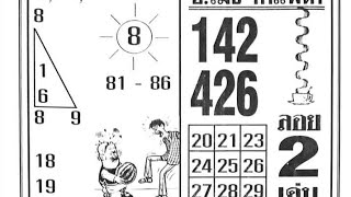 Thai lottery first paper 1622024 [upl. by Cyrus]