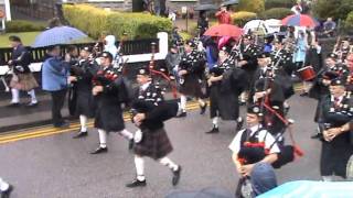 Cowal Highland Gathering 2010 street parade [upl. by Malti473]