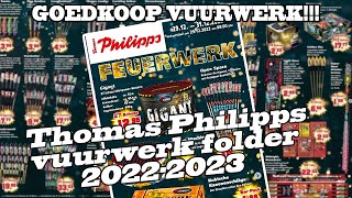 VUURWERK FOLDER THOMAS PHILIPPS DE 20222023 [upl. by Bore]