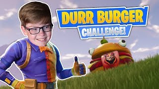 Playing Fortnite with NO WEAPONS Durr Burger CHALLENGE amp new RiftToGo [upl. by Eloc]