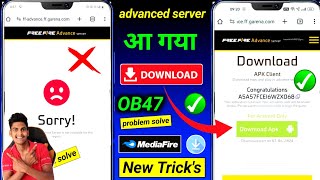 How To Download Advance Server Free Fire  Fire Fire Advance Server  Ff New Update  Ob47 Update [upl. by Esila]