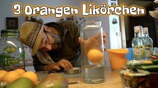 Orangecello  Cointreau  Orangen Likör schnell und einfach Herstellen [upl. by Mages]